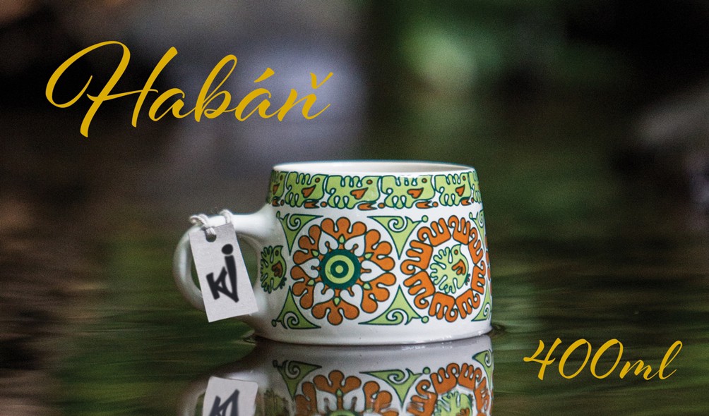 Habáň, v 3 farbách (červená, modrá, zelená)